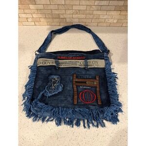 Casual Fashion Denim Women Bag embroidered Jeans Totes Women Shoulder Bags Women
